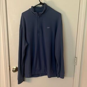 Vineyard Vines Men's Navy Blue Cotton Pullover - Size L